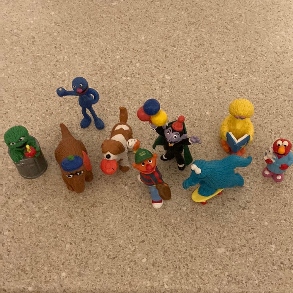 Vintage Sesame Street characters